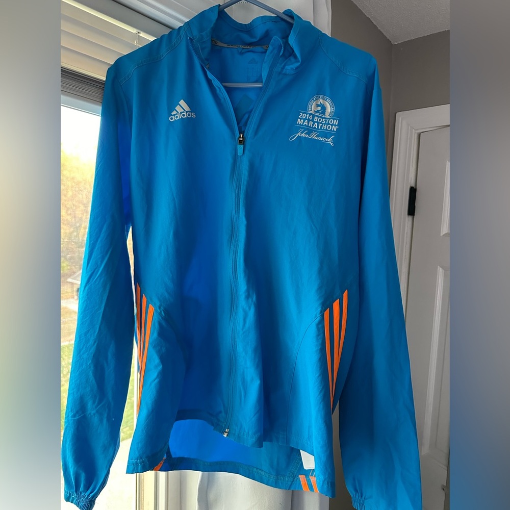 Adidas 2014 Boston Marathon Running Jacket